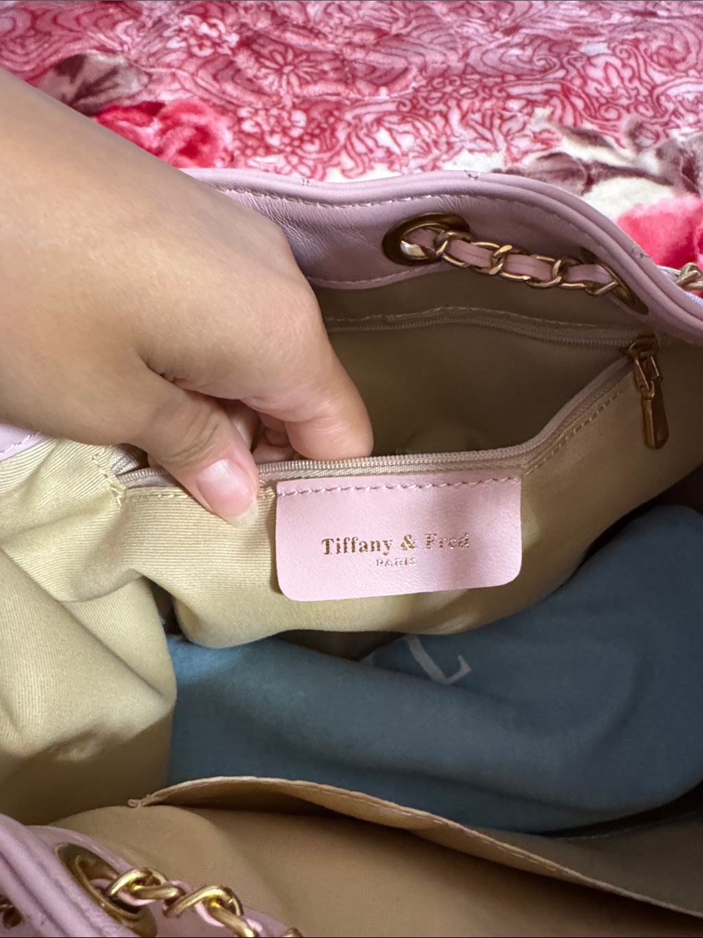 Tiffany And Fred Paris Quilted Leather Shoulder Bag — image 8 of 8
